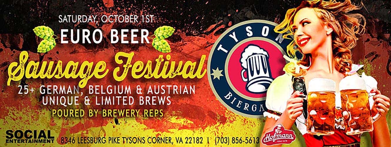 Oktoberfest: Euro Beer and Sausage Festival - Tyson's Biergarten